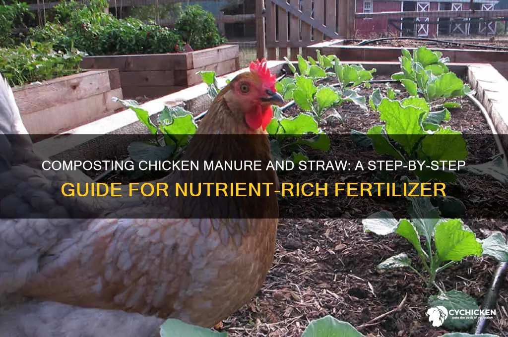 how to compost chicken manure and straw