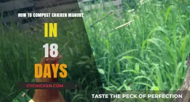 Quick Chicken Manure Composting in Under Three Weeks
