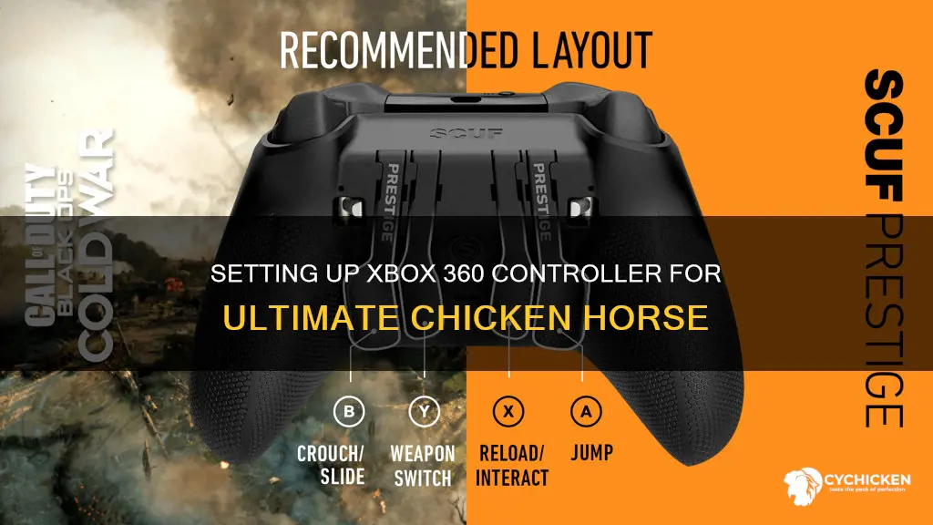 how to configure xbox 360 controller with ultimate chicken horse