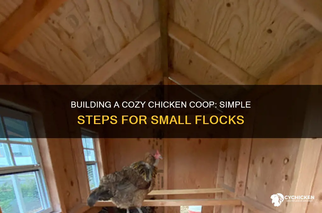 how to construct a small chicken house