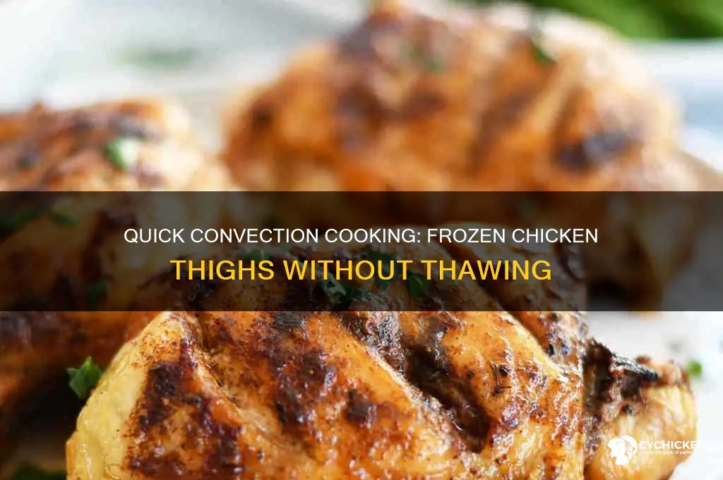 how to convection frozen chicken thighs without thawing