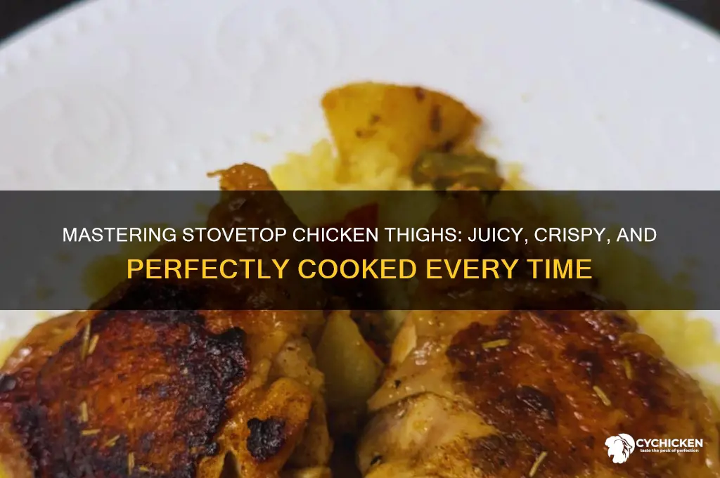 how to cook a chicken thighs on the stove