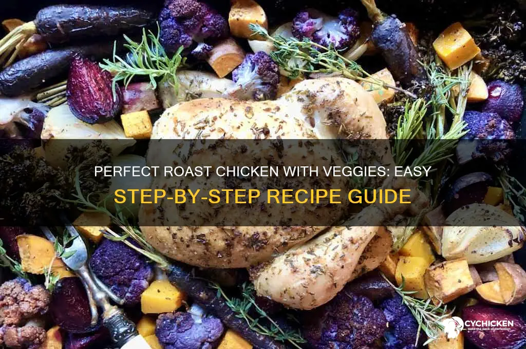 how to cook a roast chicken with vegetables