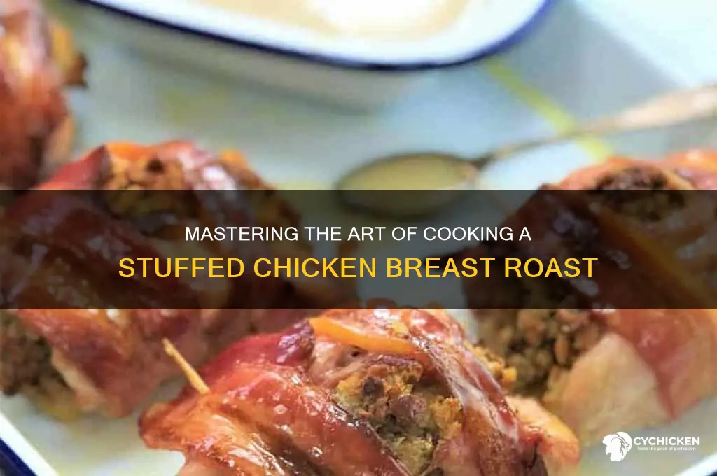how to cook a stuffed chicken breast roast