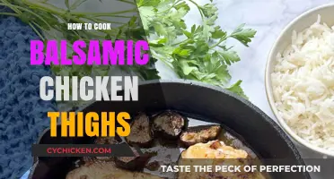 Juicy Balsamic Chicken Thighs: Easy Recipe for Perfect Flavor