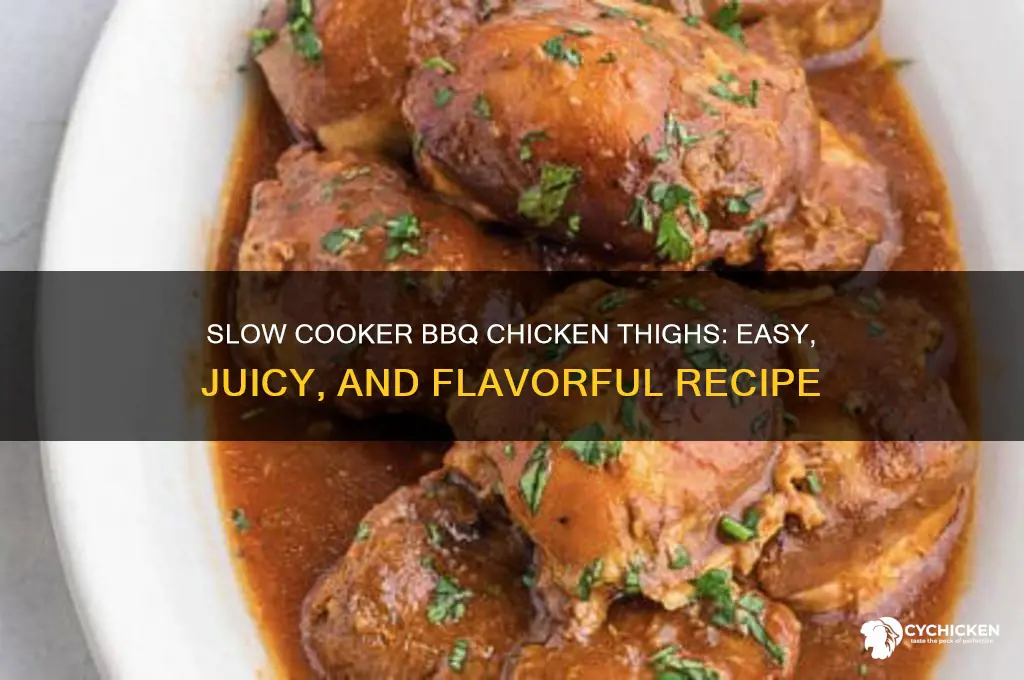 how to cook bbq chicken thighs in slow cooker