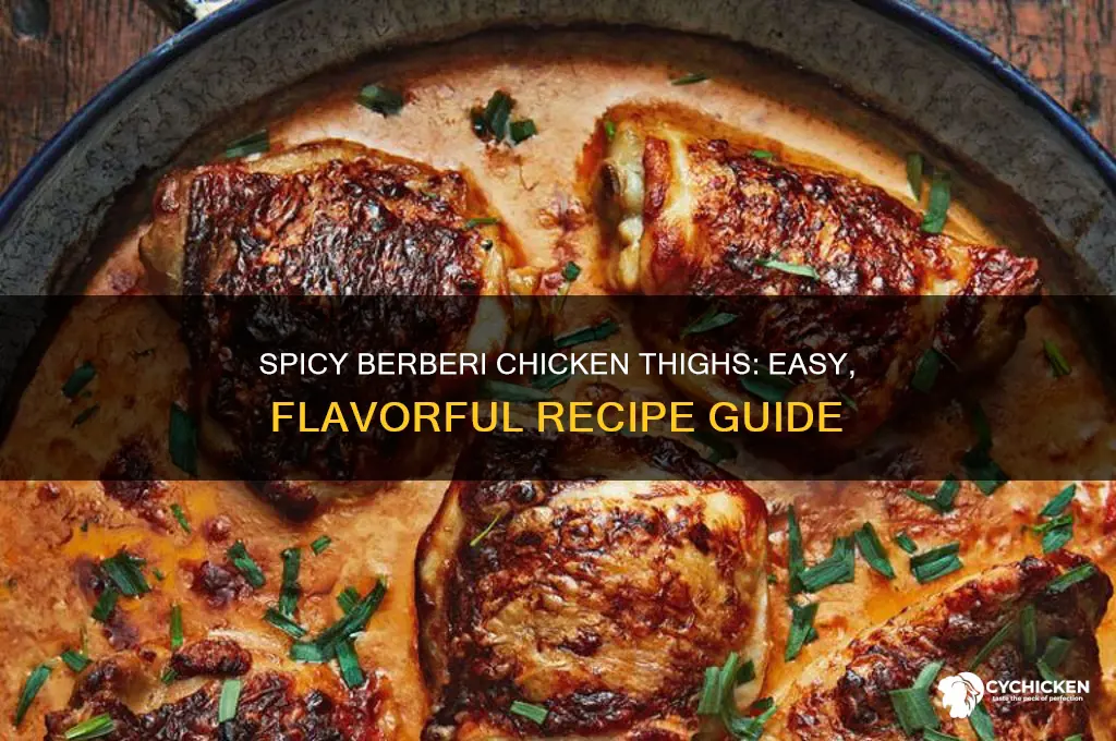 how to cook berberi chicken thighs