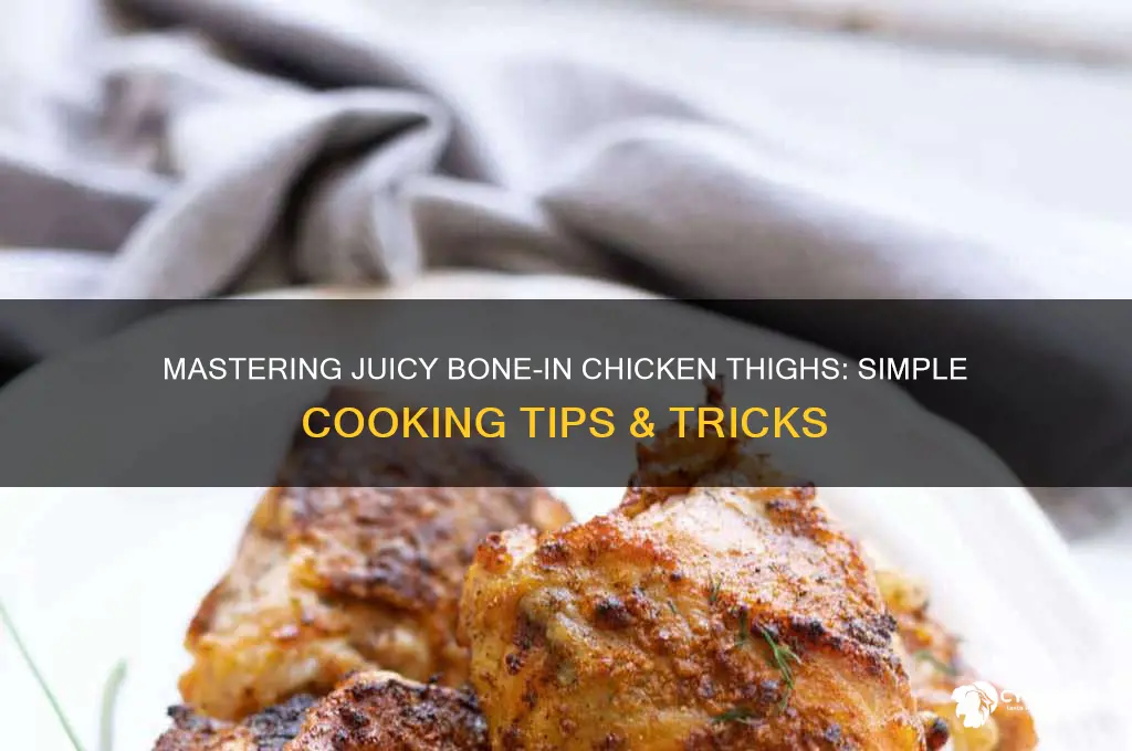 how to cook bone in chicken thigh