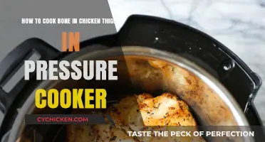 Pressure Cooker Perfection: Juicy Bone-In Chicken Thighs Made Easy