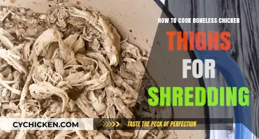 Perfectly Shredded Chicken: Mastering Boneless Thighs in Simple Steps