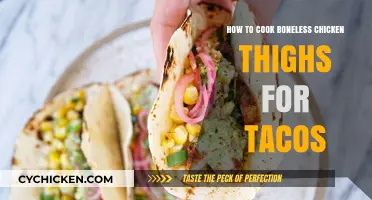 Perfectly Juicy Boneless Chicken Thighs for Tacos: Easy Cooking Guide