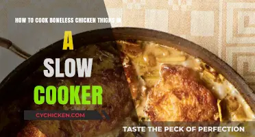 Slow Cooker Magic: Perfectly Tender Boneless Chicken Thighs Every Time