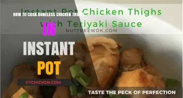 Instant Pot Boneless Chicken Thighs: Quick, Juicy, and Flavorful Recipe