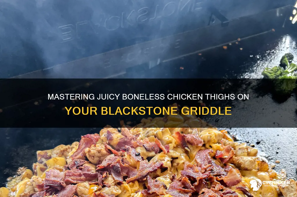 how to cook boneless chicken thighs on blackstone