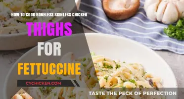 Perfectly Cooked Chicken Thighs for Creamy Fettuccine: A Simple Guide
