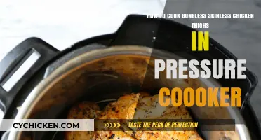 Pressure Cooker Perfection: Juicy Boneless Chicken Thighs Made Easy