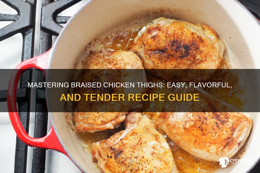 how to cook braised chicken thighs