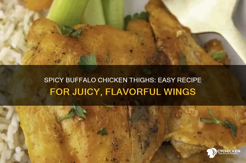 how to cook buffalo chicken thighs