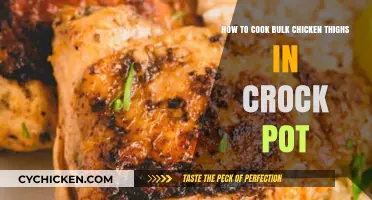 Easy Crock Pot Bulk Chicken Thighs Recipe for Meal Prep