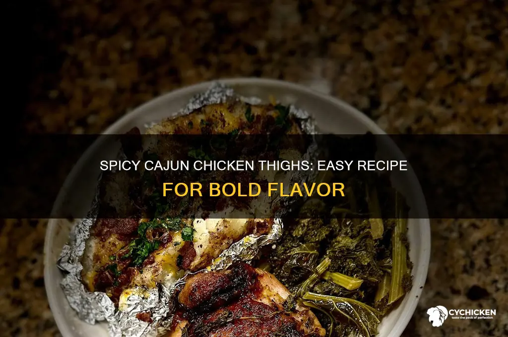 how to cook cajun chicken thighs