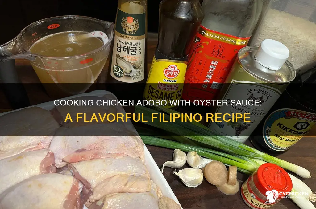 how to cook chicken adobo in oyster sauce