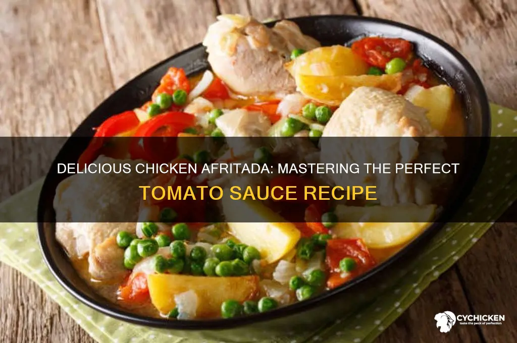 how to cook chicken afritada with tomato sauce