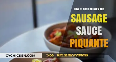 Mastering Chicken and Sausage Sauce Piquante: A Spicy Cajun Delight