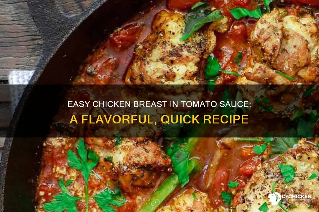 how to cook chicken breat in tomato sauce