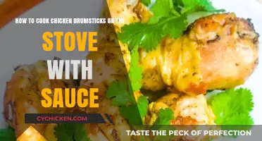 Stovetop Chicken Drumsticks: Easy Sauce Recipe for Juicy Perfection