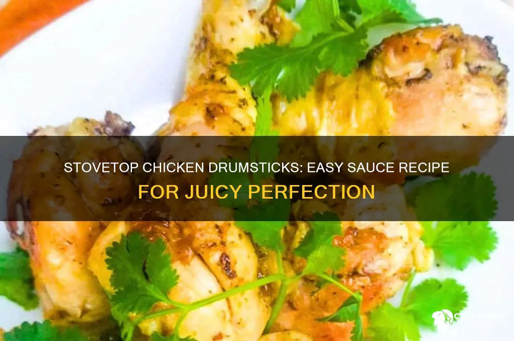 how to cook chicken drumsticks on the stove with sauce