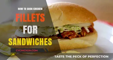 Perfectly Juicy Chicken Fillets: Easy Sandwich Cooking Guide