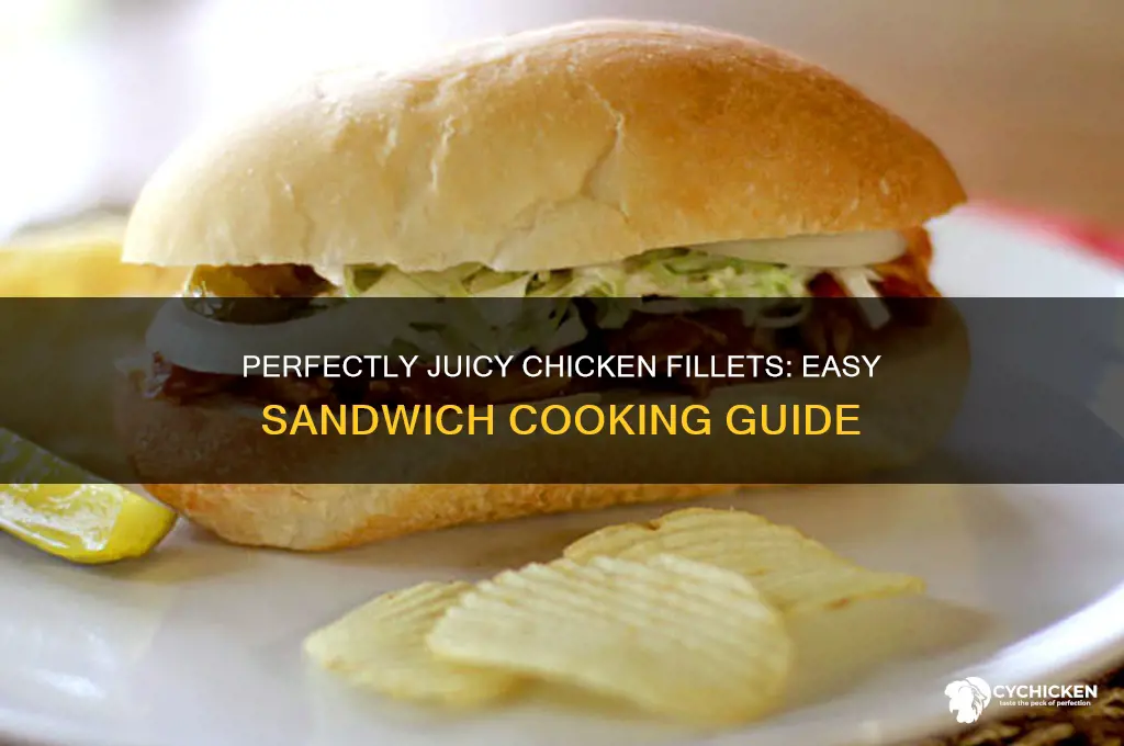 how to cook chicken fillets for sandwiches