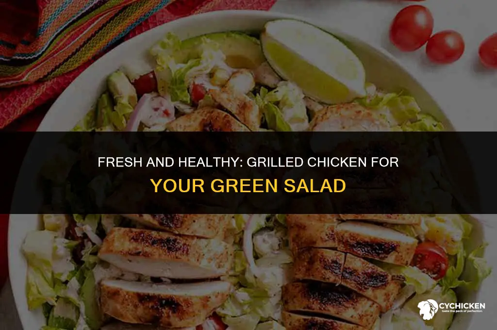 how to cook chicken for a green salad