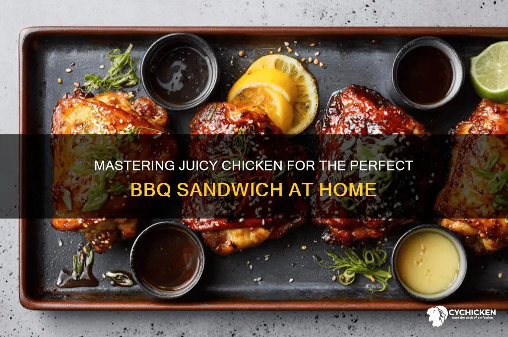 how to cook chicken for chicken barbeque sandwich