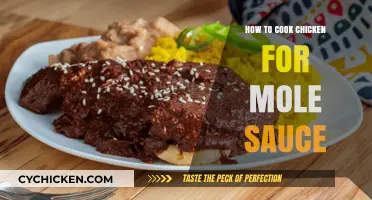 Perfectly Cooked Chicken for Rich and Authentic Mole Sauce