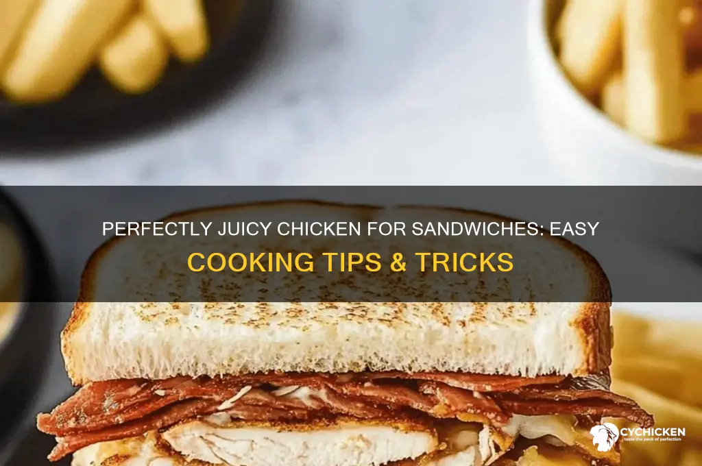 how to cook chicken for sandwiches