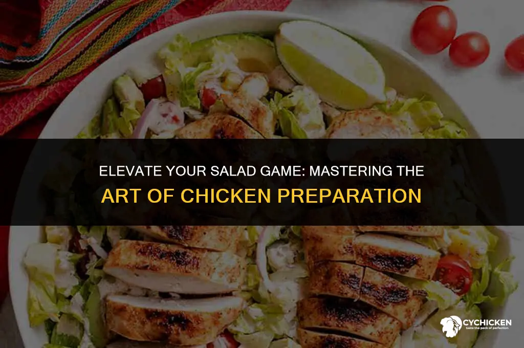 how to cook chicken for the top of a salad
