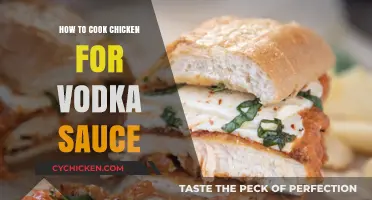 Perfectly Cooked Chicken for Rich and Creamy Vodka Sauce Recipe
