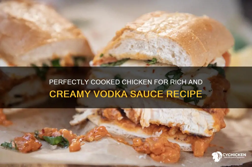 how to cook chicken for vodka sauce