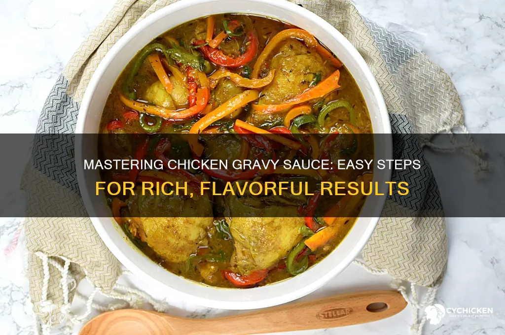 how to cook chicken gravy sauce