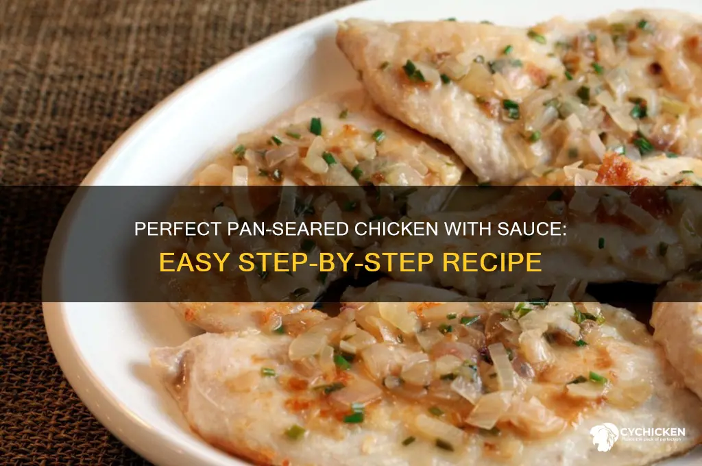 how to cook chicken in a pan with sauce