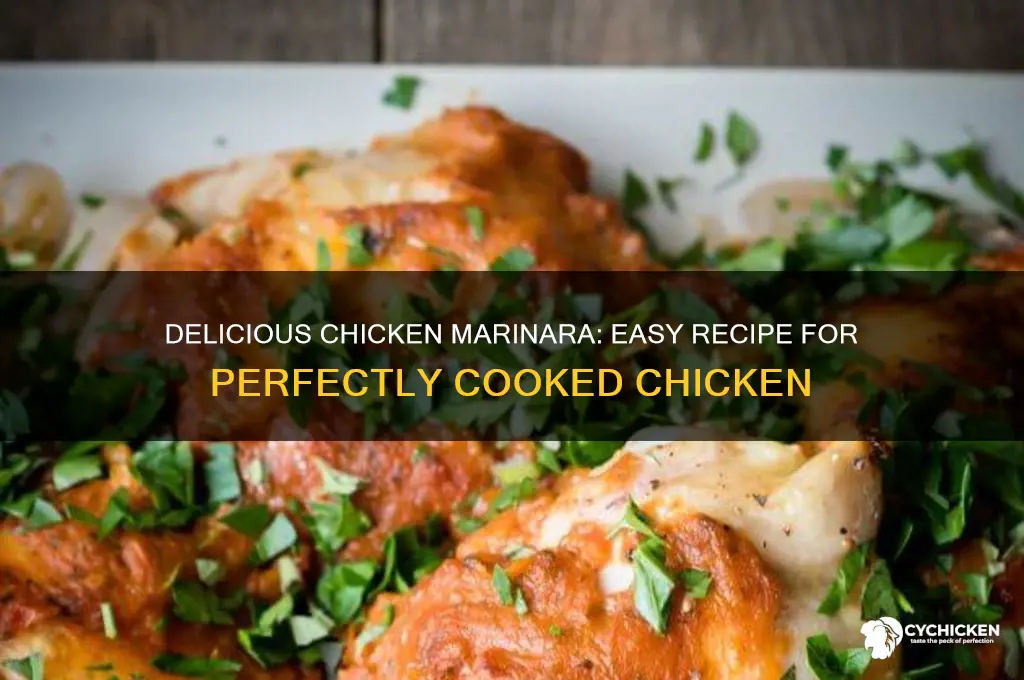 how to cook chicken in marinara sauce