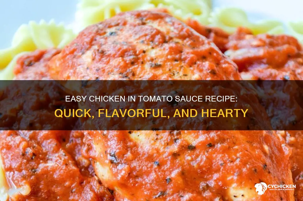 how to cook chicken in tomato sauce