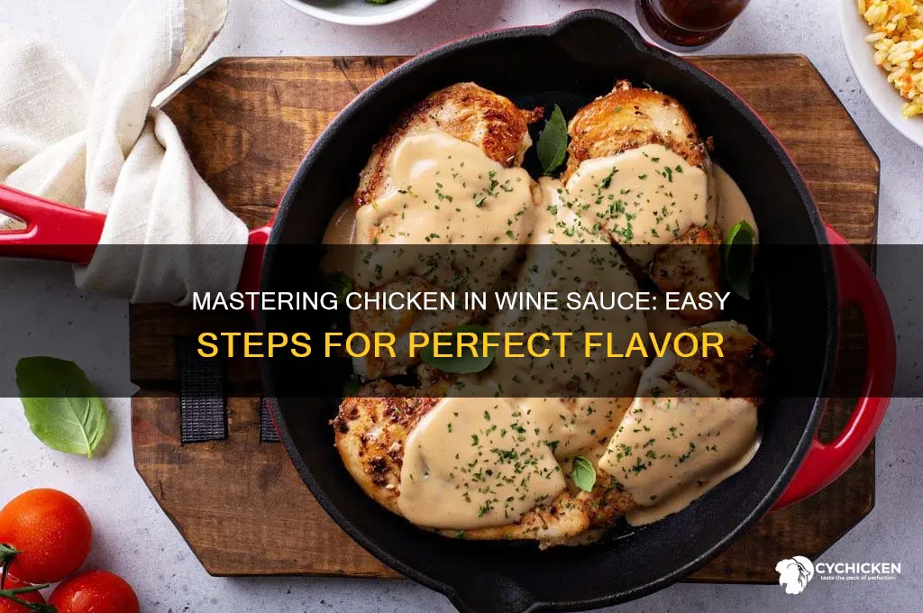 how to cook chicken in wine sauce