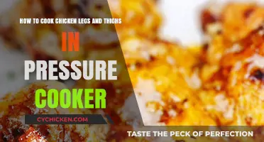 Pressure Cooker Perfection: Juicy Chicken Legs and Thighs Made Easy