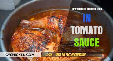 Juicy Chicken Legs Simmered in Rich Tomato Sauce: Easy Recipe