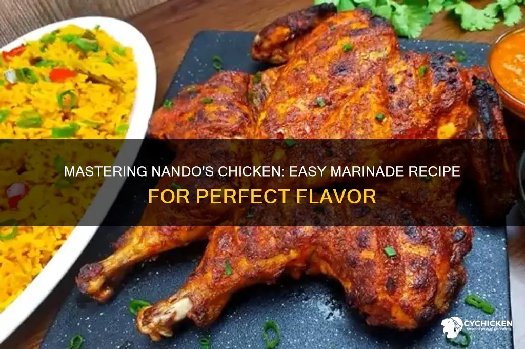 how to cook chicken marinated in nandos sauce