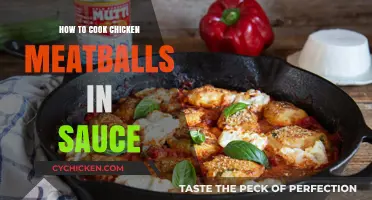 Delicious Chicken Meatballs in Sauce: Easy Cooking Guide
