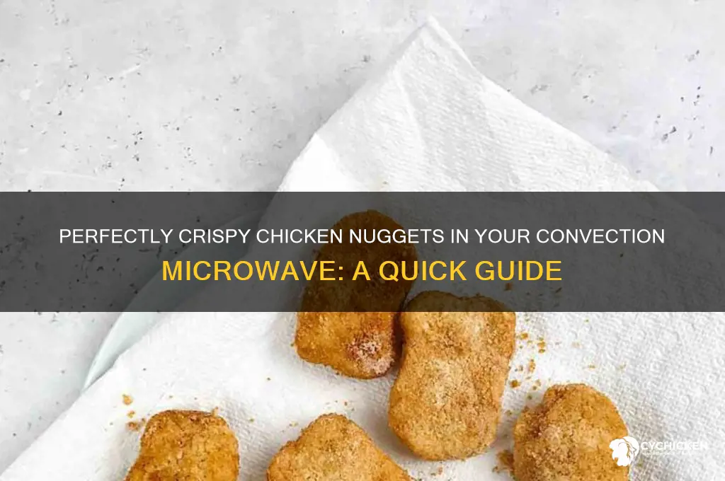 how to cook chicken nuggets in convection microwave