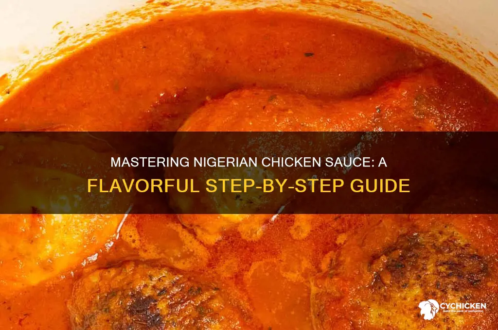 how to cook chicken sauce in nigeria